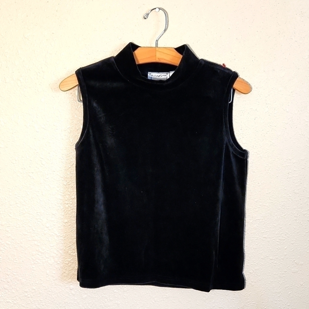 VINTAGE Michael Simon Velvet Top